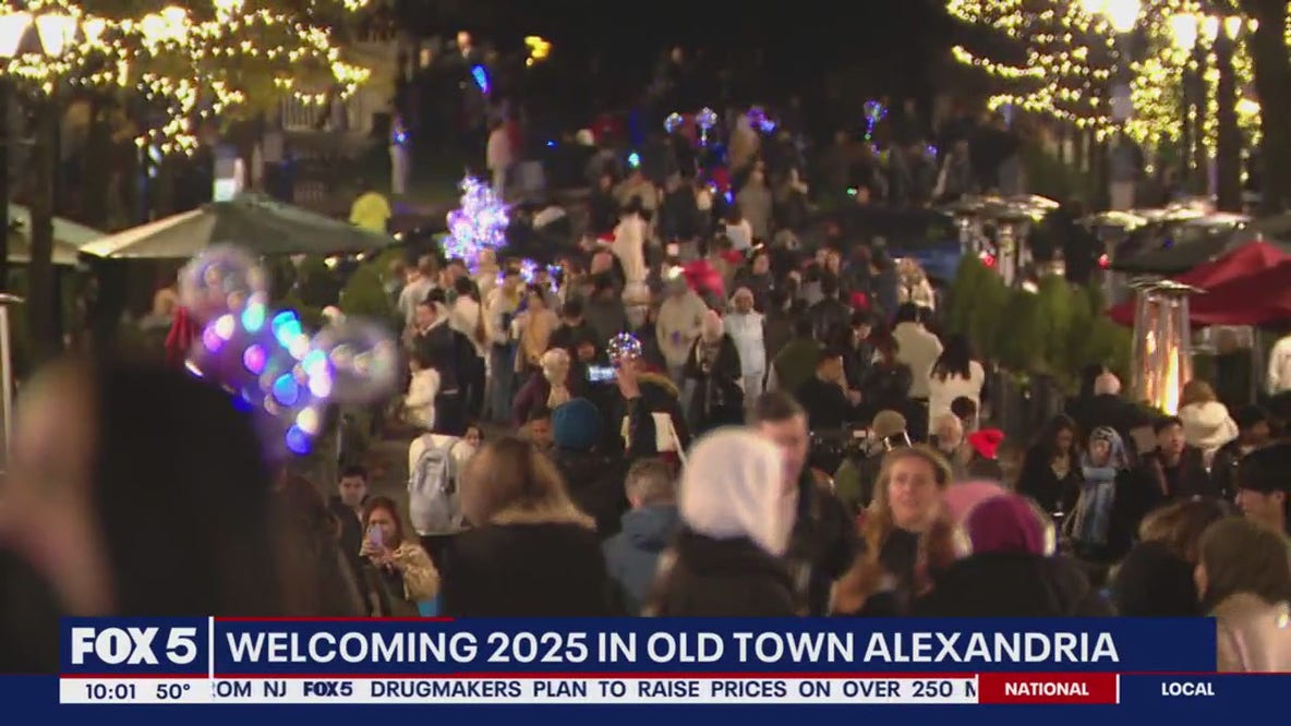 Bringing in New Year's in Old Town Alexandria